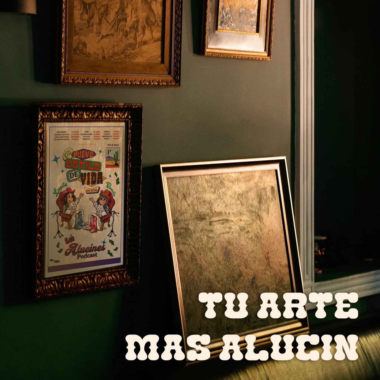 Cartel Alucín 1¢ • Gira 2025 • Firmado y numerado