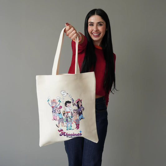 Tote Bag "Personajes" en DTF